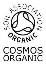 The Soil Association COSMOS Organic Logo is awarded when at least 95% of ingredients are organic